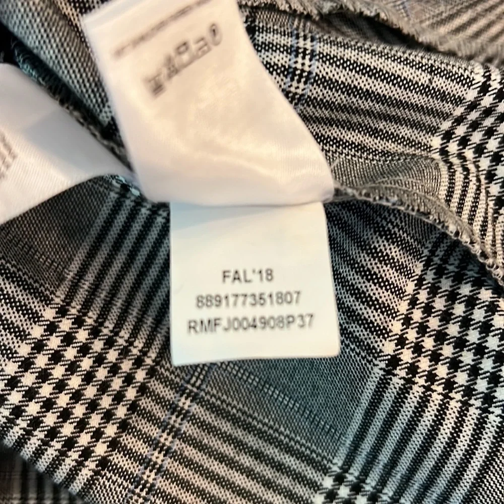 Rachel Roy Baldwin Floral Check Bomber Jacket Size Large - Picture 14 of 16
